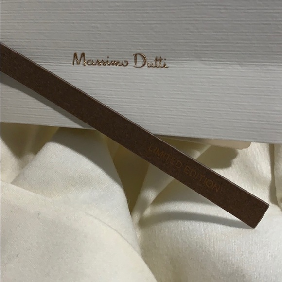 NWT. Massimo Dutti Ivory Wool Blazer. Size 4 - Picture 8 of 11